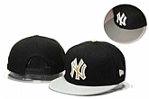 Yankees Fresh Logo All Black White Adjustable Hat G,baseball caps,new era cap wholesale,wholesale hats