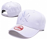 Yankees Fresh Logo All White Adjustable Hat GS,baseball caps,new era cap wholesale,wholesale hats