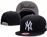 Yankees Fresh Logo Black Adjustable Hat GS,baseball caps,new era cap wholesale,wholesale hats