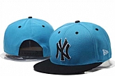 Yankees Fresh Logo Blue Black Adjustable Hat GS,baseball caps,new era cap wholesale,wholesale hats