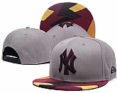 Yankees Fresh Logo Gray Red Adjustable Hat GS,baseball caps,new era cap wholesale,wholesale hats