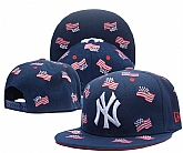 Yankees Fresh Logo Navy USA Flag White Adjustable Hat GS,baseball caps,new era cap wholesale,wholesale hats