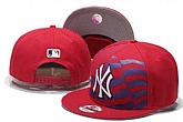 Yankees Fresh Logo Red USA Flag White Adjustable Hat G,baseball caps,new era cap wholesale,wholesale hats