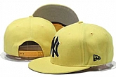 Yankees Fresh Logo Yellow Adjustable Hat GS,baseball caps,new era cap wholesale,wholesale hats