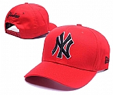 Yankees Team Logo Red Adjustable Hat GS,baseball caps,new era cap wholesale,wholesale hats