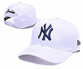 Yankees Team Logo White Adjustable Hat GS,baseball caps,new era cap wholesale,wholesale hats
