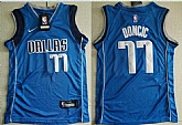 Youth Mavericks 77 Luka Doncic Royal Nike Swingman Jersey,baseball caps,new era cap wholesale,wholesale hats