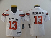 Youth Nike Browns 13 Odell Beckham Jr White Vapor Untouchable Limited Jersey