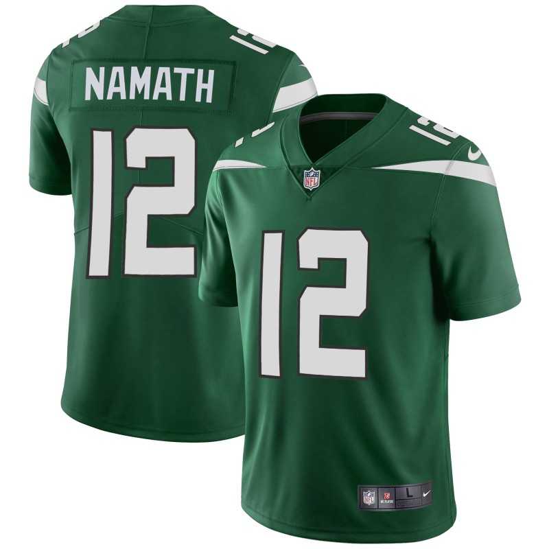 Youth Nike Jets 12 Joe Namath Green New 2019 Vapor Untouchable Limited Jersey Dzhi