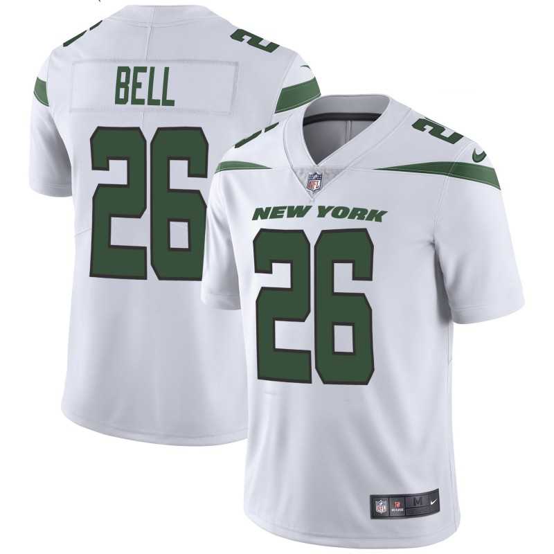 Youth Nike Jets 26 Le'Veon Bell White New 2019 Vapor Untouchable Limited Jersey Dzhi