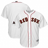 Youth Red Sox Blank White 2019 Gold Program Cool Base Jersey Dzhi,baseball caps,new era cap wholesale,wholesale hats