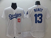 Dodgers 13 Max Muncy White Flexbase Jersey,baseball caps,new era cap wholesale,wholesale hats
