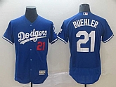 Dodgers 21 Walker Buehler Royal Flexbase Jersey,baseball caps,new era cap wholesale,wholesale hats