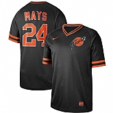 Giants 24 Willie Mays Black Throwback Jersey Dzhi,baseball caps,new era cap wholesale,wholesale hats