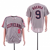 Indians 9 Carlos Baerga Gray Turn Back The Clock Jersey,baseball caps,new era cap wholesale,wholesale hats