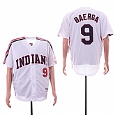 Indians 9 Carlos Baerga White Turn Back The Clock Jersey,baseball caps,new era cap wholesale,wholesale hats