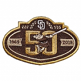 MLB San Diego Padres 50th Anniversary Brown Patch,baseball caps,new era cap wholesale,wholesale hats