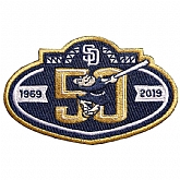 MLB San Diego Padres 50th anniversary Navy Patch,baseball caps,new era cap wholesale,wholesale hats