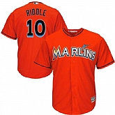 Marlins 10 JT Riddle Orange Cool Base Jersey Dzhi,baseball caps,new era cap wholesale,wholesale hats