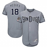 Padres 18 Austin Hedges Gray 50th Anniversary and 150th Patch FlexBase Jersey Dzhi,baseball caps,new era cap wholesale,wholesale hats