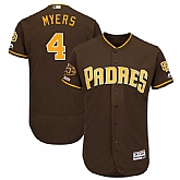 Padres 4 Wil Meyers Brown 50th Anniversary and 150th Patch FlexBase Jersey Dzhi,baseball caps,new era cap wholesale,wholesale hats