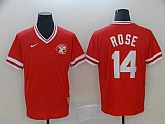 Reds 14 Pete Rose Red Throwback Jerseys,baseball caps,new era cap wholesale,wholesale hats