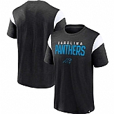 Carolina Panthers Fanatics Branded Black Home Stretch Team Men's T-Shirt