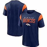 Denver Broncos Fanatics Branded Navy Home Stretch Team Men's T-Shirt