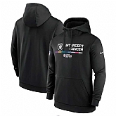 Las Vegas Raiders Nike 2022 NFL Crucial Catch Therma Performance Pullover Hoodie Black,baseball caps,new era cap wholesale,wholesale hats