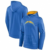 Los Angeles Chargers Fanatics Branded On The Ball Pullover Hoodie Blue