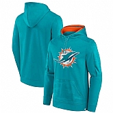 Miami Dolphins Fanatics Branded On The Ball Pullover Hoodie Aqua