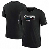 Miami Dolphins Nike 2022 NFL Crucial Catch Performance Men's T-Shirt Black