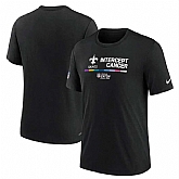 New Orleans Saints Nike 2022 NFL Crucial Catch Performance Men's T-Shirt Black