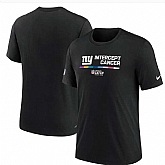 New York Giants Nike 2022 NFL Crucial Catch Performance Men's T-Shirt Black