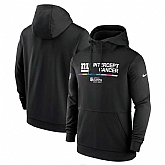 New York Giants Nike 2022 NFL Crucial Catch Therma Performance Pullover Hoodie Black,baseball caps,new era cap wholesale,wholesale hats