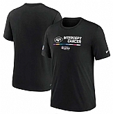 New York Jets Nike 2022 NFL Crucial Catch Performance Men's T-Shirt Black