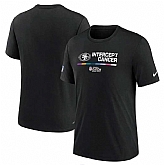 San Francisco 49ers Nike 2022 NFL Crucial Catch Performance Men's T-Shirt Black