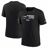 Seattle Seahawks Nike 2022 NFL Crucial Catch Performance Men's T-Shirt Black