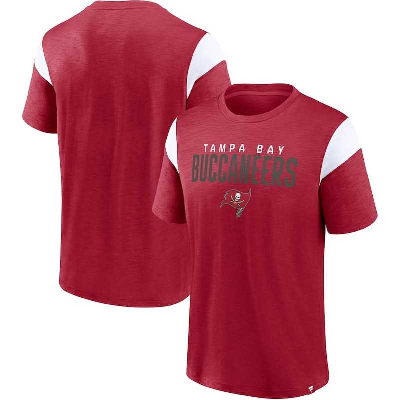 Tampa Bay Buccaneers Fanatics Branded RedWhite Home Stretch Team Men's T-Shirt