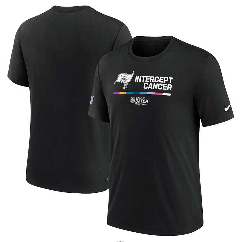 Tampa Bay Buccaneers Nike 2022 NFL Crucial Catch Performance Men's T-Shirt Black