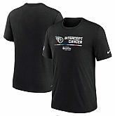 Tennessee Titans Nike 2022 NFL Crucial Catch Performance Men's T-Shirt Black