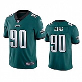 Nike Men & Women & Youth Eagles 90 Jordan Davis Green Vapor Untouchable Limited Jersey,baseball caps,new era cap wholesale,wholesale hats