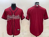 Men's Arizona Cardinals Blank Red With Patch Cool Base Stitched Baseball Jersey,baseball caps,new era cap wholesale,wholesale hats