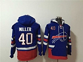 Men's Buffalo Bills #40 Von Miller Royal Ageless Must-Have Lace-Up Pullover Hoodie,baseball caps,new era cap wholesale,wholesale hats