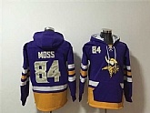Men's Minnesota Vikings #84 Randy Moss Purple Ageless Must-Have Lace-Up Pullover Hoodie,baseball caps,new era cap wholesale,wholesale hats