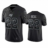 Men's Tampa Bay Buccaneers #22 Keanu Neal Black Reflective Limited Stitched Jersey,baseball caps,new era cap wholesale,wholesale hats