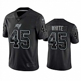 Men's Tampa Bay Buccaneers #45 Devin White Black Reflective Limited Stitched Jersey,baseball caps,new era cap wholesale,wholesale hats