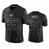 Men's Tampa Bay Buccaneers #85 Julio Jones Black Reflective Limited Stitched Jersey,baseball caps,new era cap wholesale,wholesale hats