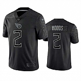 Men's Tennessee Titans #2 Robert Woods Black Reflective Limited Stitched Football Jersey,baseball caps,new era cap wholesale,wholesale hats