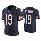 Nike Men & Women & Youth Chicago Bears #19 Equanimeous St. Brown Navy Vapor untouchable Limited Stitched Jersey,baseball caps,new era cap wholesale,wholesale hats